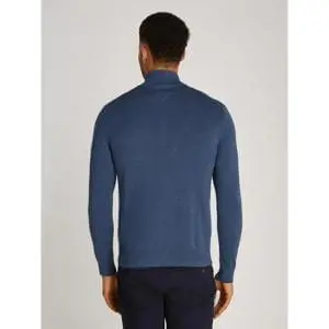 Tommy Hilfiger Flag Embroidery Quarter-Zip Jumper